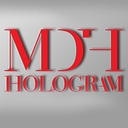 MDH Hologram logo