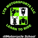 ltr motorsports motorcycle and driving school logo