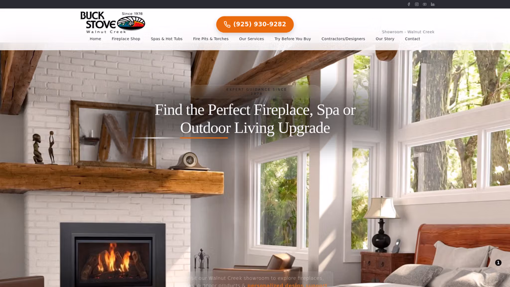 Buck Stove Spa & Fan Center logo