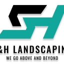 S&H Landscaping logo