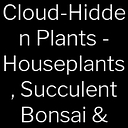 Cloud-Hidden Plants logo