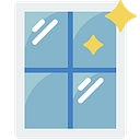 Clean & Clear Window Washing logo