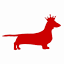 Regal Red Dachshunds logo