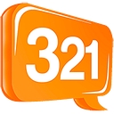321Chat logo
