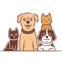 Freckles and Friends Pet Clinic logo