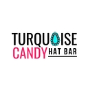 Turquoise Candy Hat Bar logo