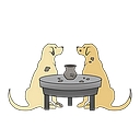 Two Tails Pottery Studio logo