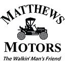 Matthews Motors logo