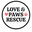 Love & Paws Rescue logo