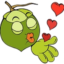 Kisses of Coconut logo