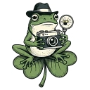 Lucky Frog Photo Booth logo