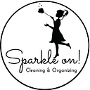 Sparkle On! Cleaning logo