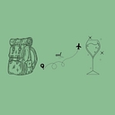 Backpacksandbubbly logo
