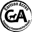 Carlson Acres Pampered Pet Resort logo