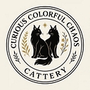 Curious Colorful Chaos Cattery logo