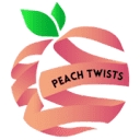 Peach Twists logo