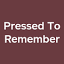 Pressed To Remember logo