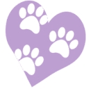 Purple PAWS logo