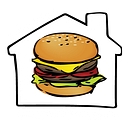 Hawkins House of Burgers logo