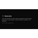 MetricKit logo