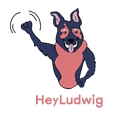Hey Ludwig logo