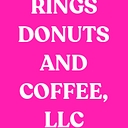 RINGS DONUTS AND COFFEE logo
