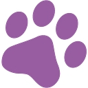 Purple Paws Pet Clinic logo