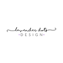 Lavender Dots Design logo