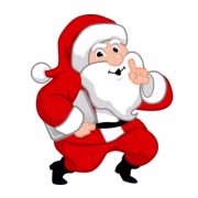 Sneaky Santa logo