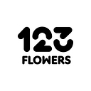 123 Flowers logo