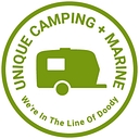 Unique Camping + Marine logo