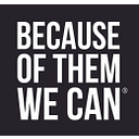 Because of Them, We Can logo