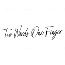 Two Words One Finger logo