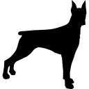 Doberman Rescue of New Mexico logo