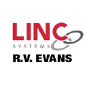 R.V. Evans logo