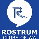 Rostrum Foothills Public Speaking Club logo