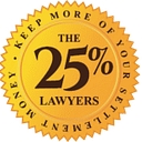 The 25 Percent Lawyers logo
