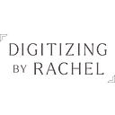 Digitizing by Rachel logo