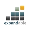 Expandable logo