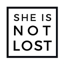 She Is Not Lost logo