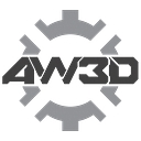 Airwolf 3D logo
