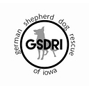 German Shepherd Dog Rescue of Iowa (GSDRI) logo