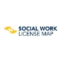 Social Work License Map logo