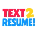 Text2Resume logo