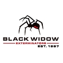 Black Widow Exterminators logo