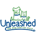 Unleashed, The Dog & Cat Store logo