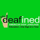 ASL Deafined logo