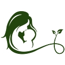 Green and Happy Mom logo