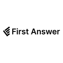 First Answer logo