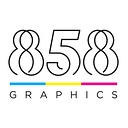 858 Graphics logo